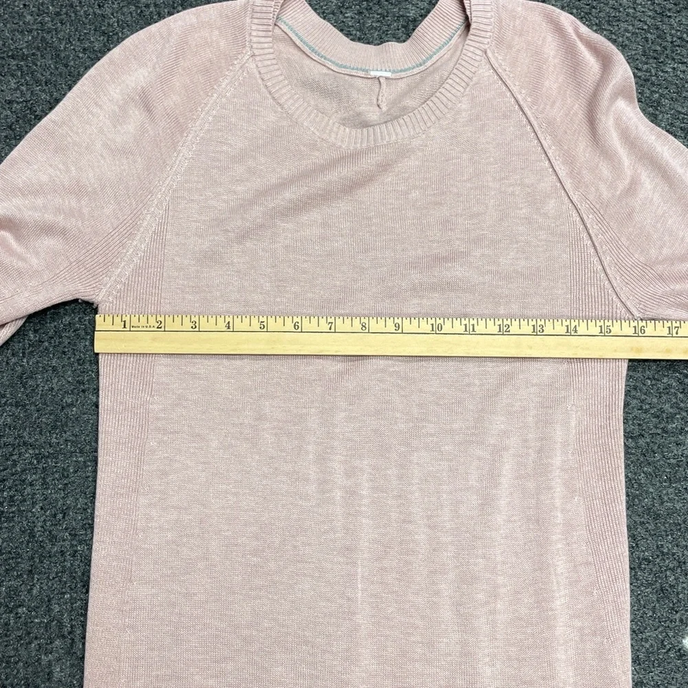 Women's Lululemon Hello Aloe Pullover Long Sleeve Sweater Pink Medium 6/8 - Picture 9 of 11